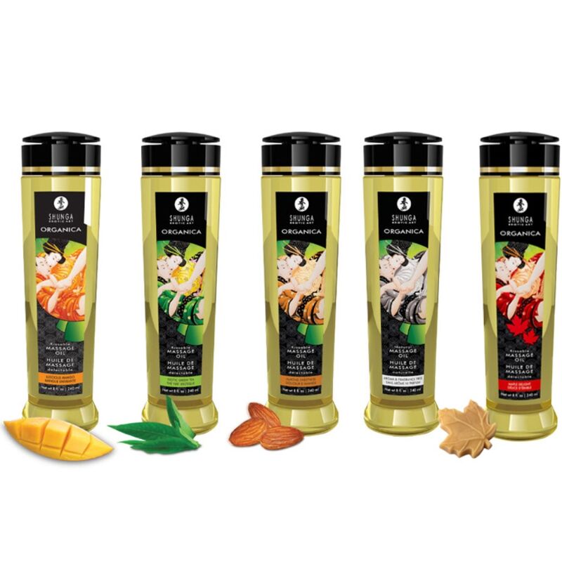 SHUNGA - HUILE DE MASSAGE BIO MANGO 240 ML – Image 2