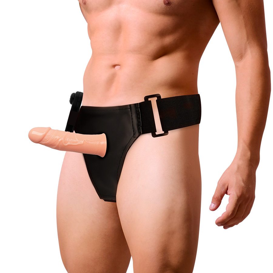 HARNESS ATTRACTION - GREGORY HOLLOW RNES AVEC VIBRATEUR 16.5 CM -O- 4.3 CM – Image 2