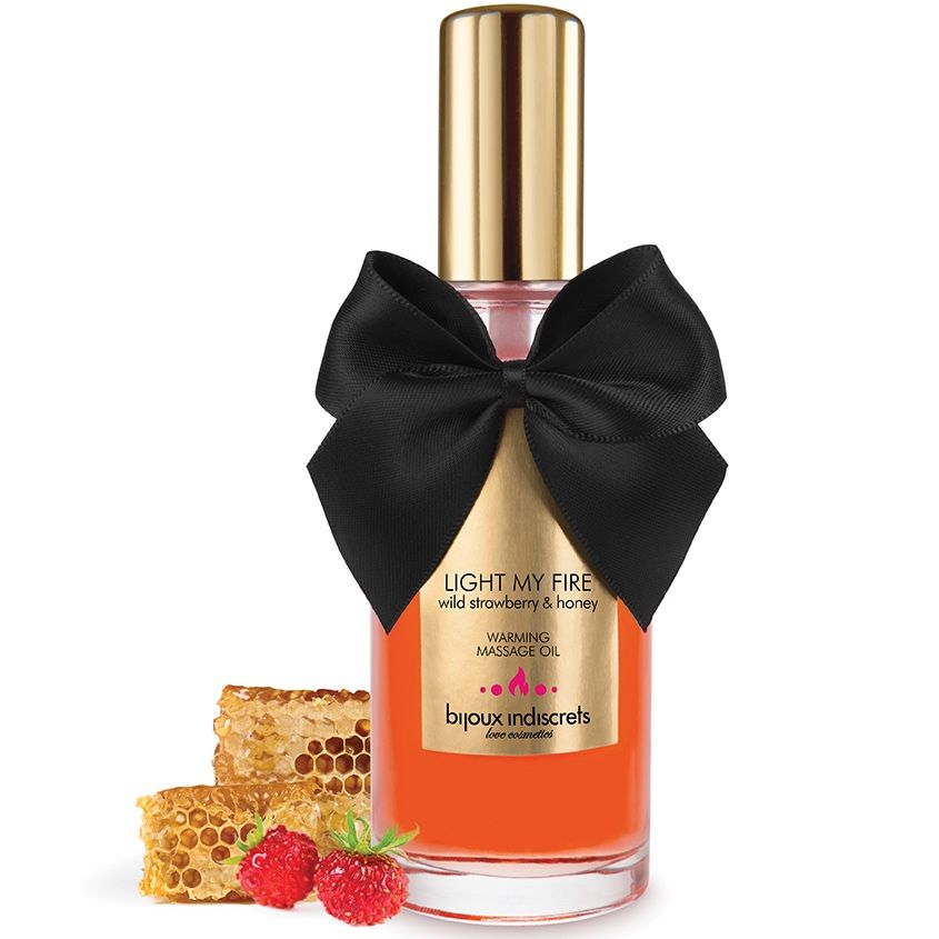 BIJOUX - HUILE DE MASSAGE EFFET CHALEUR ARÔME FRAISE – Image 3