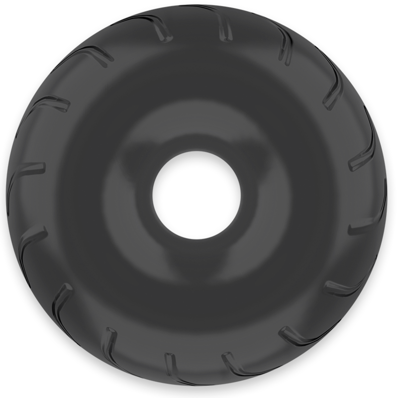 POWERING - ANNEAU PÉNIS SUPER FLEXIBLE ET RÉSISTANT 5CM PR08 NOIR – Image 2