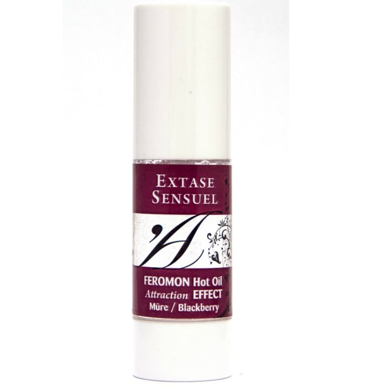 EXTASE SENSUAL - HUILE DE MASSAGE EFFET CHAUFFANT AUX PHÉROMONES DE MÛRE 30 ML – Image 2