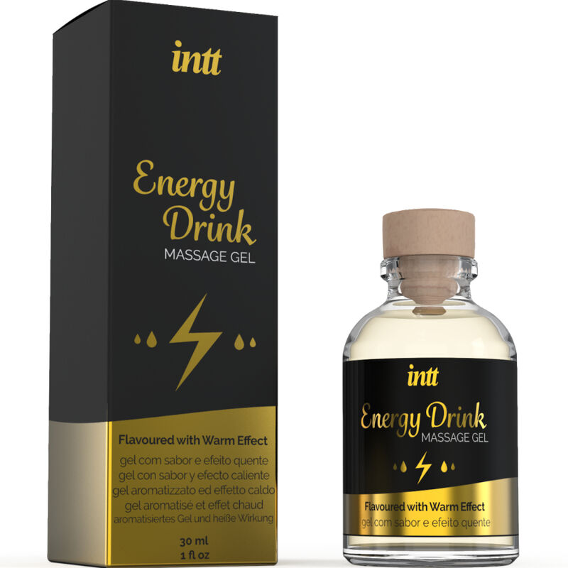 INTT MASSAGE & ORAL SEX - GEL DE MASSAGE A L''ENERGIE AROMATISEE CA BOISSON ET EFFET CHAUFFANT – Image 2