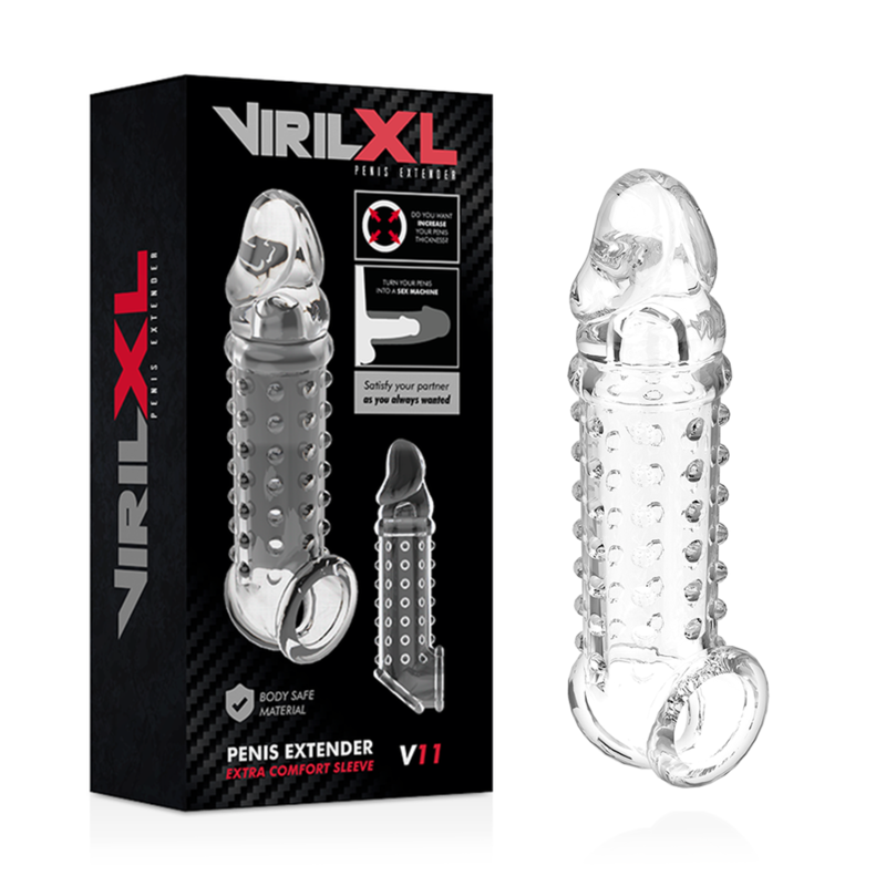 VIRILXL - EXTENSION DE PÉNIS ET GAINE V11 TRANSPARENTE – Image 2