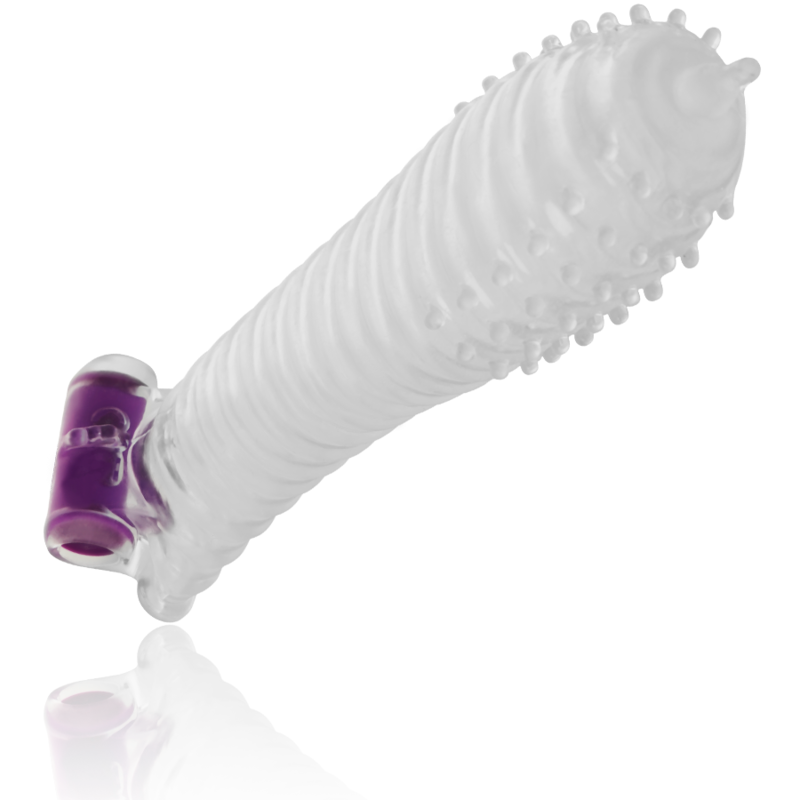 OHMAMA - GAINE PÉNIS TEXTURÉE AVEC BALLE VIBRANTE – Image 2