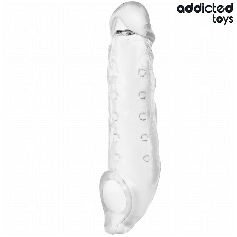 ADDICTED TOYS - GAINE PÉNIS TRANSPARENTE TAILLE M 27 CM – Image 2