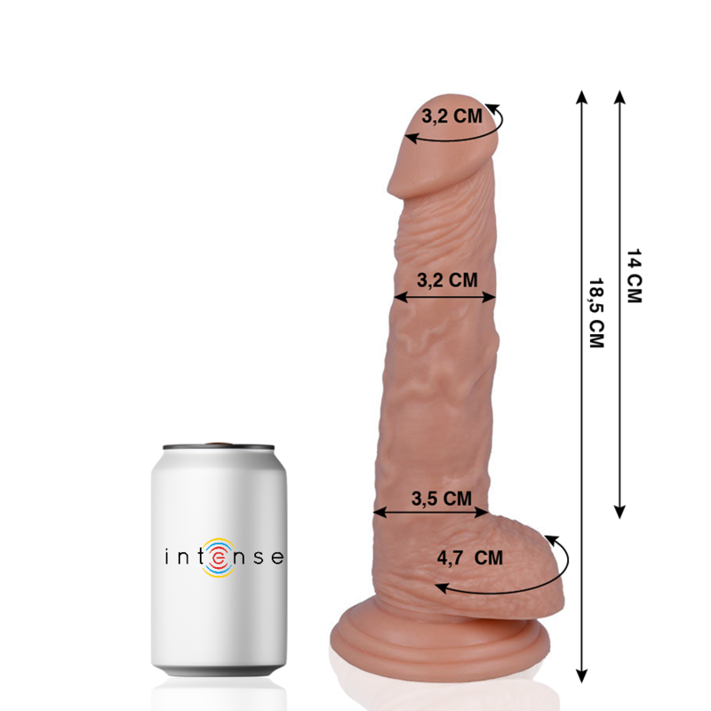 MR INTENSE - 13 PÉNIS RÉALISTE 18.5 CM -O- 3.2 CM – Image 2