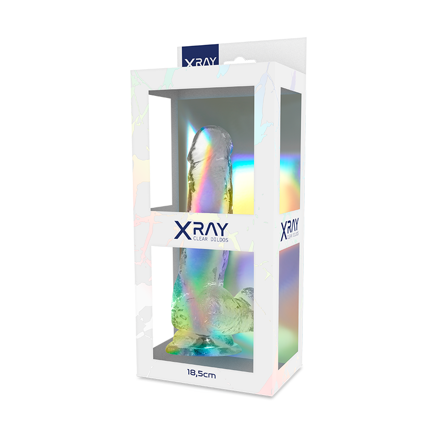 X RAY - BITE TRANSPARENTE AVEC BOULES 18.5 CM -O- 3.8 CM – Image 2