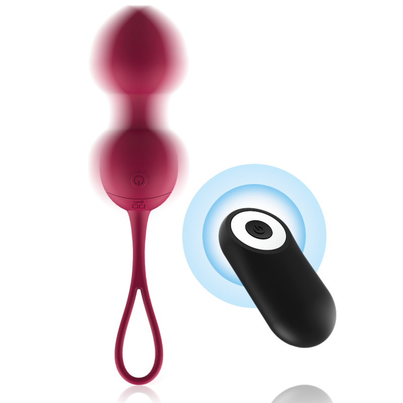 CICI BEAUTY - PREMIUM SILICONE 3 PERLES DE KEGEL VIBRANTES TÉLÉCOMMANDE – Image 2