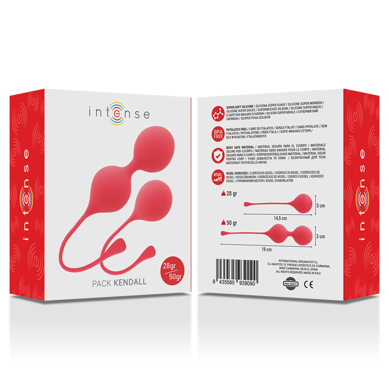 INTENSE - PACK BALLES KEGEL KENDALL ROUGE – Image 2