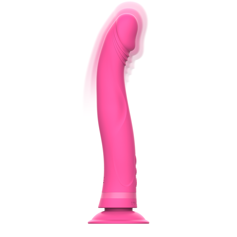 INTENSE - GODE VIBRATEUR EN SILICONE ROSE MICHELANGELO – Image 2