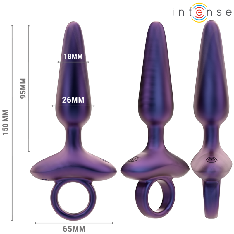 INTENSE - MARLON PLUG ANAL VIBRANT MODÈLE 4 TÉLÉCOMMANDE – Image 2