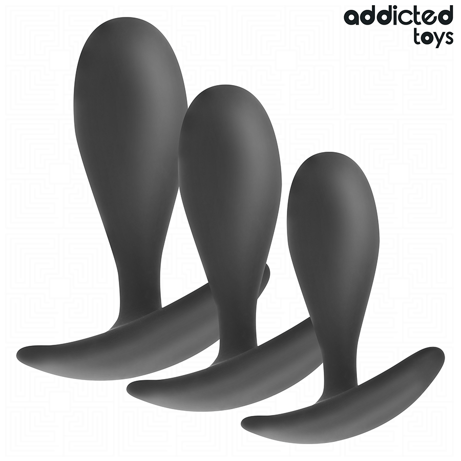 ADDICTED TOYS - LOT DE 3 PLUG ANAL MODÈLE 2 – Image 2