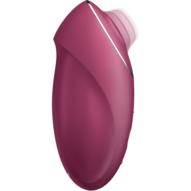SATISFYER - TAP & CLIMAX 1 VIBRATEUR LAY-ON ROUGE – Image 3