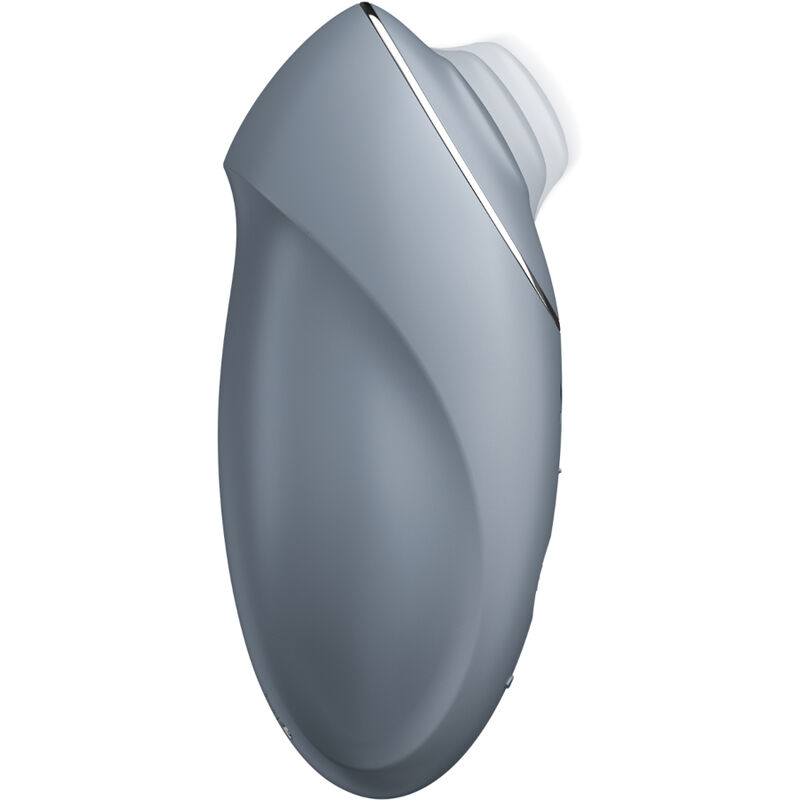 SATISFYER - TAP & CLIMAX 1 VIBRATEUR LAY-ON GRIS – Image 3