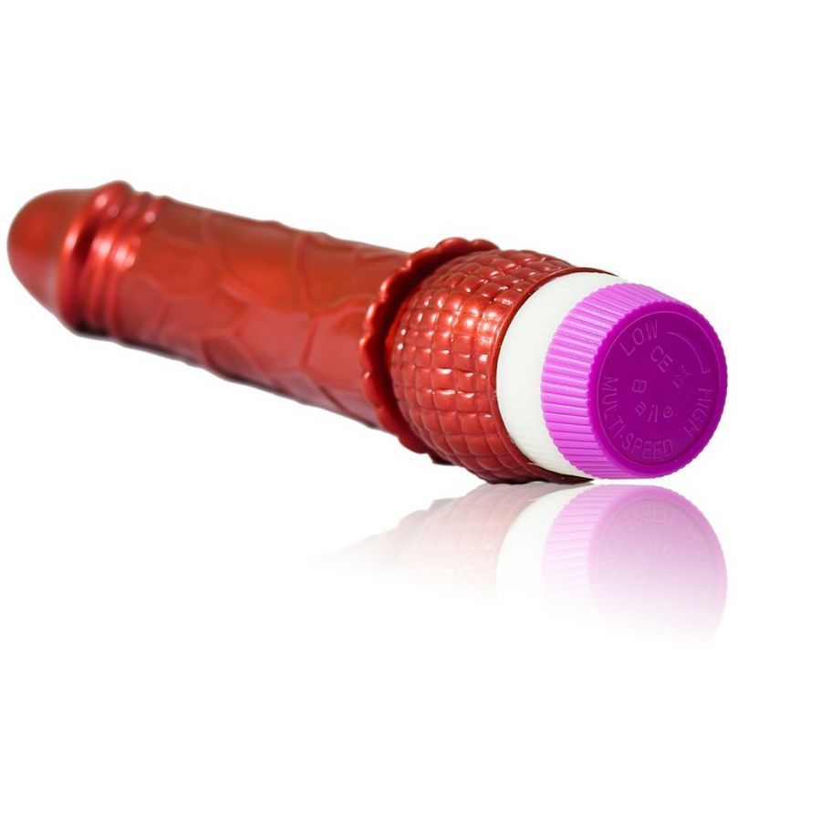 BAILE - VIBRATEUR RÉALISTE ROUGE 23 CM – Image 2