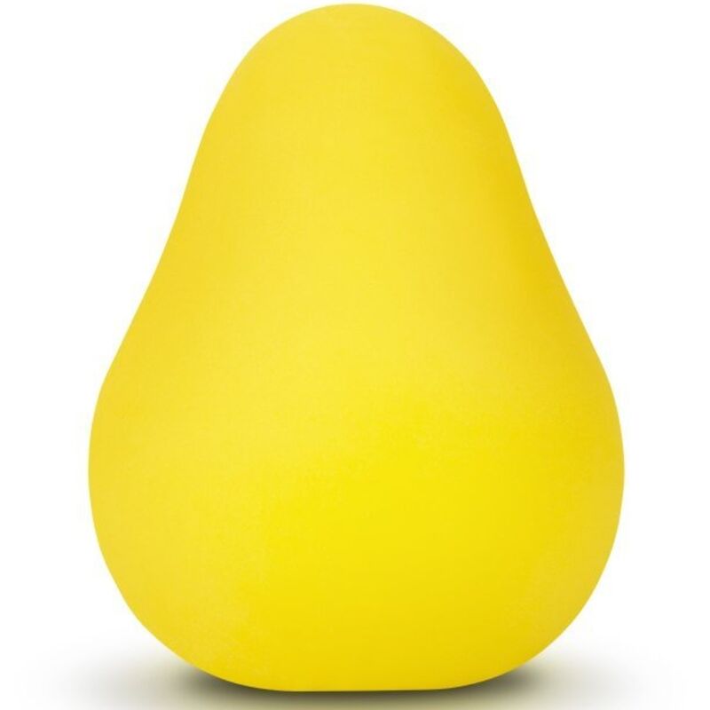 G-VIBE - OEUF MASTURBATEUR TEXTURÉ JAUNE RÉUTILISABLE – Image 3