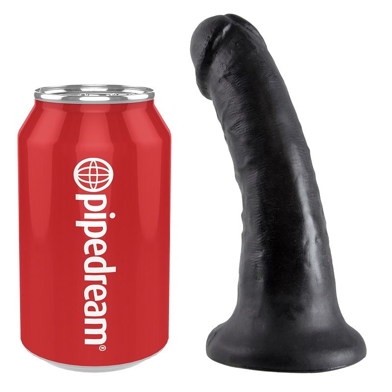 KING COCK - 6" PENE NEGRO 15.2 CM – Image 3
