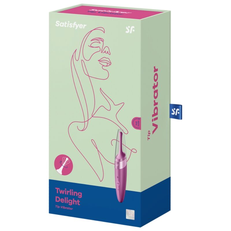 SATISFYER - VIBRATEUR POINTE DE CLIT TWIRLING DELIGHT VIOLET – Image 3