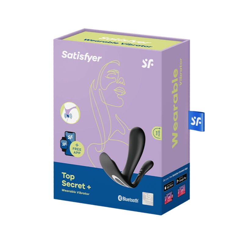 SATISFYER - VIBRATEUR TOP SECRET + NOIR – Image 3