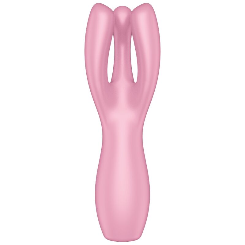 SATISFYER - VIBRATEUR THREESOME 3 ROSE – Image 3