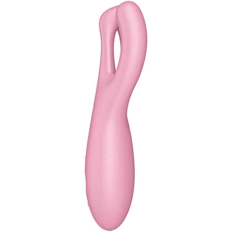 SATISFYER - APPLICATION VIBRATEUR THREESOME 4 ROSE – Image 3