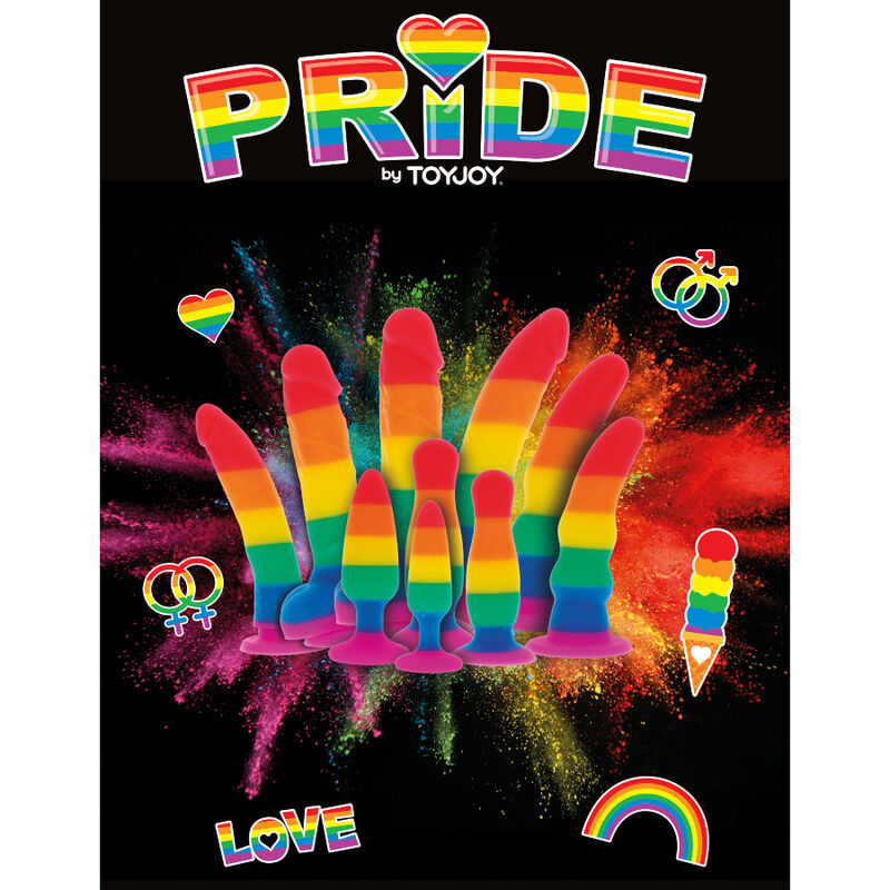 PRIDE - GODE DRAPEAU LGBT VAGUE 17 CM – Image 3