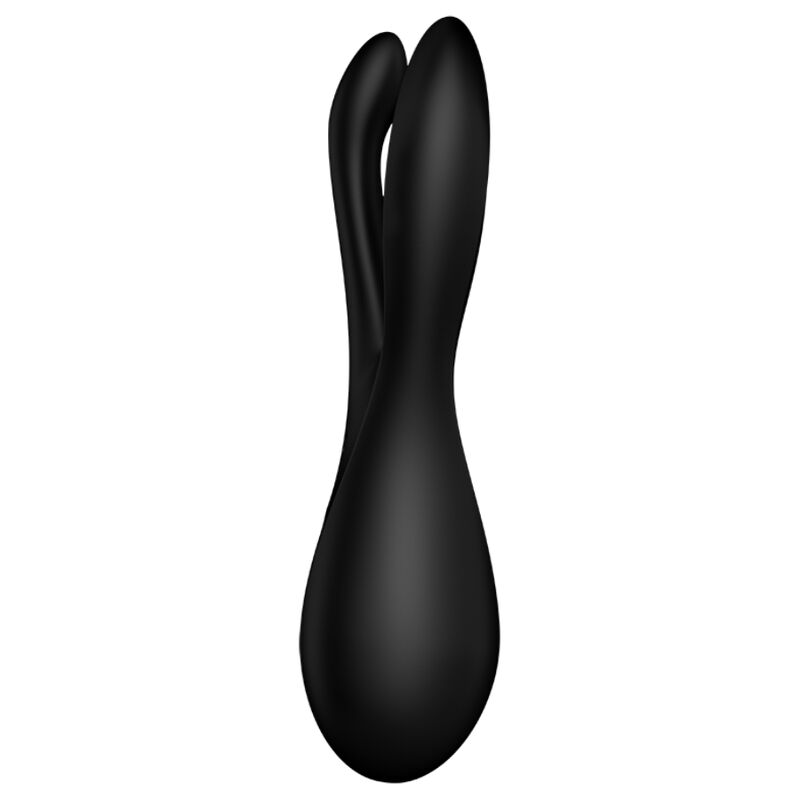 SATISFYER - VIBRATEUR THREESOME 2 NOIR – Image 3