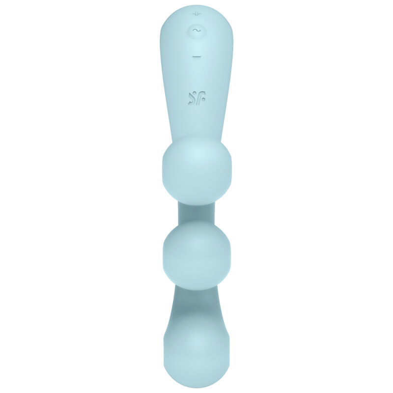 SATISFYER - VIBRATEUR MULTI TRI BALL 2 BLEU – Image 3