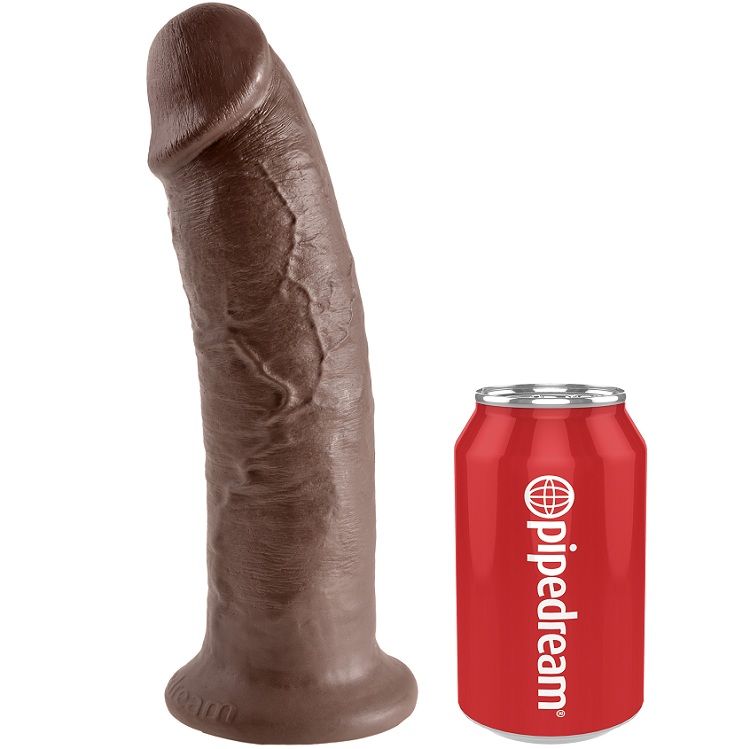KING COCK - 10 GODEUE MARRON 25.4 CM – Image 3