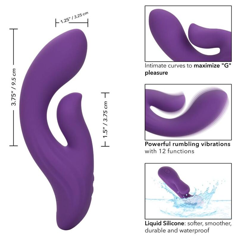 CALEXOTICS - STELLA DUAL PLEASER VIOLET – Image 3