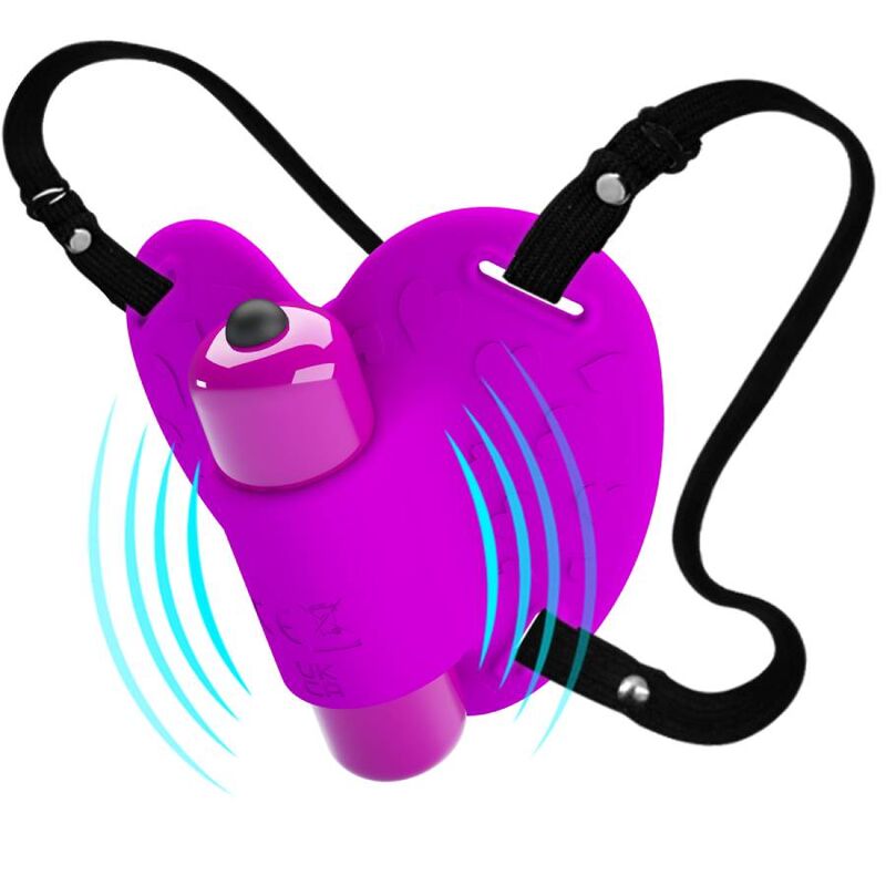 PRETTY LOVE - MASSEUR DE CLITORIS HEARTBEAT 10 MODES DE VIBRATION VIOLET – Image 3
