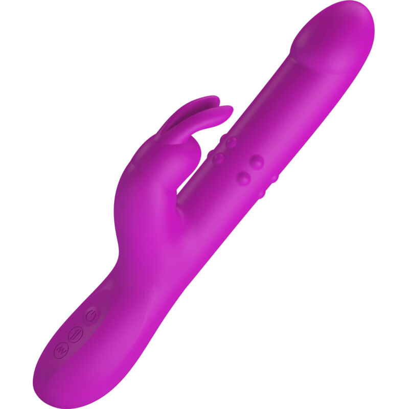 PRETTY LOVE - VIBRATEUR REESE AVEC ROTATION VIOLET – Image 3