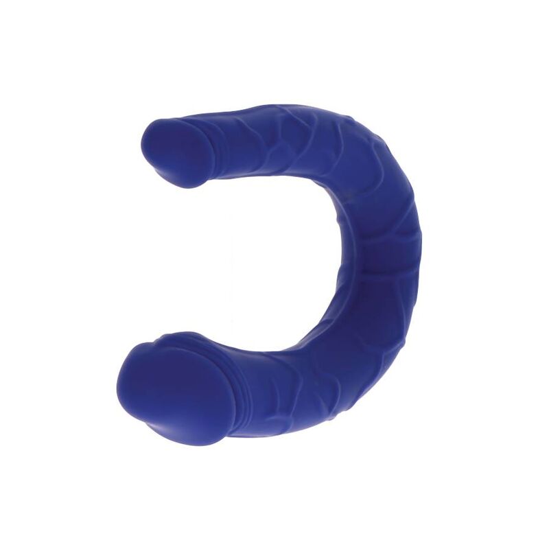 GET REAL - MINI DOUBLE DONG RÉALISTE BLEU – Image 3