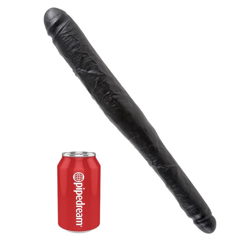 KING COCK DILDO DOBLE NEGRO 40.6 CM – Image 3