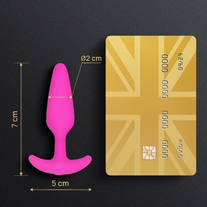 G-VIBE - GPLUG PLUG ANAL VIBRATEUR XS FUCHSIA – Image 3