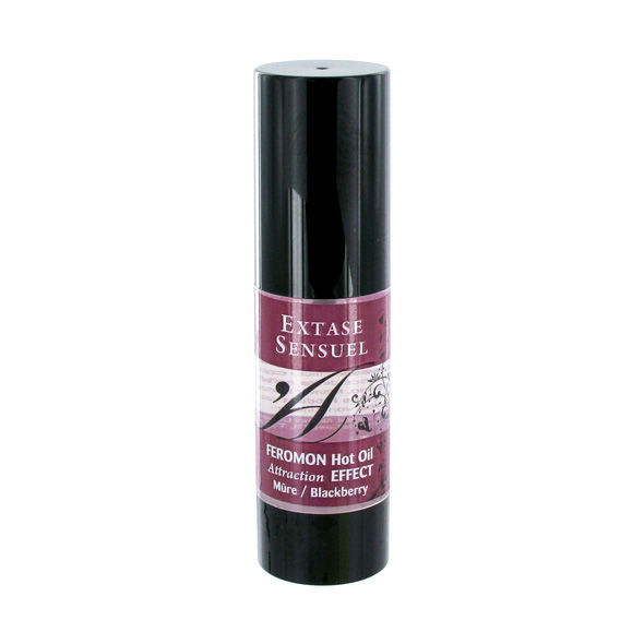 EXTASE SENSUAL - HUILE DE MASSAGE EFFET CHAUFFANT AUX PHÉROMONES DE MÛRE 30 ML – Image 3