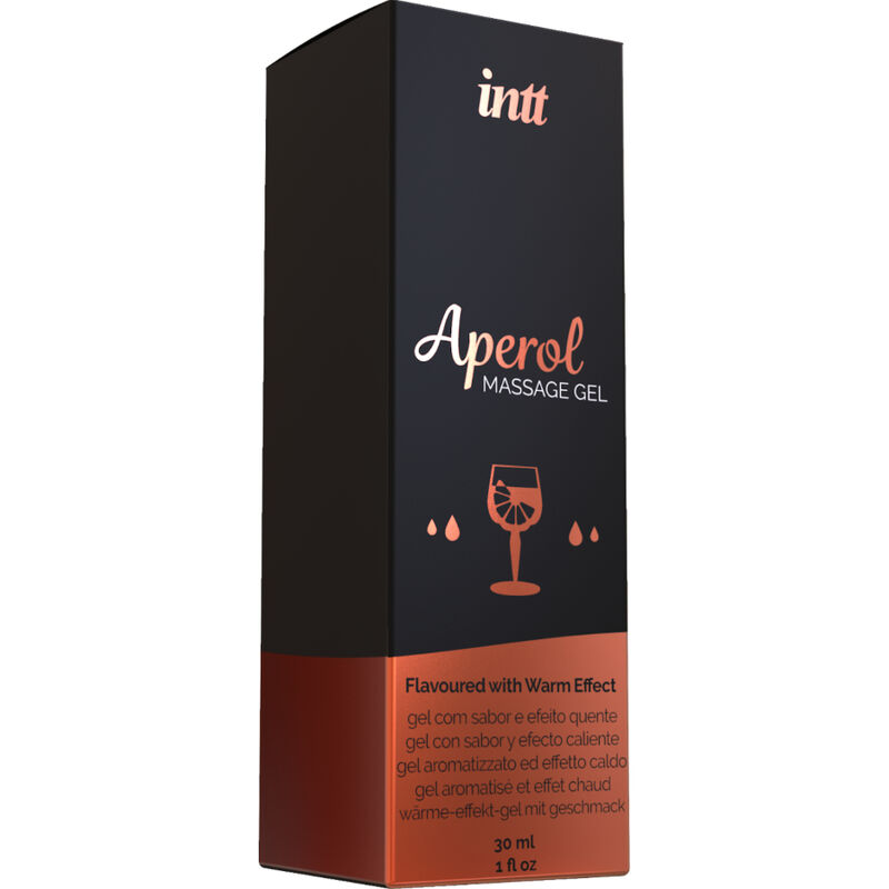 INTT MASSAGE & ORAL SEX - GEL DE MASSAGE APEROL EFFET CHALEUR INTENSE – Image 3
