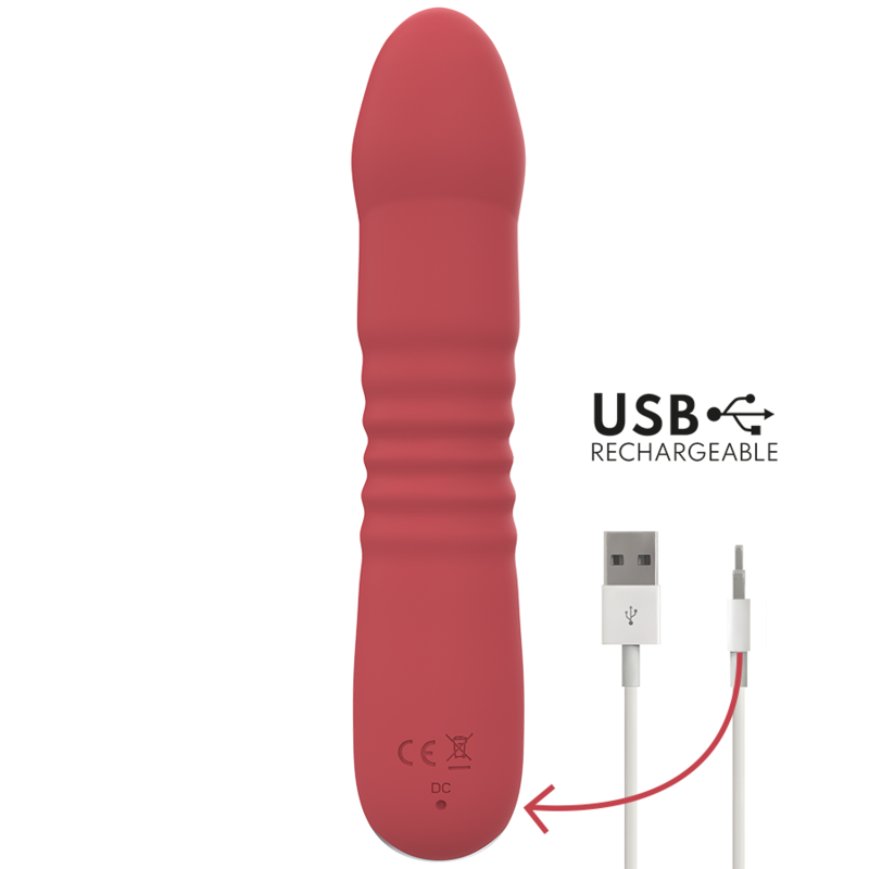 INTENSE - JUNI UP & DOWN 10 VIBRATIONS ROUGES – Image 3