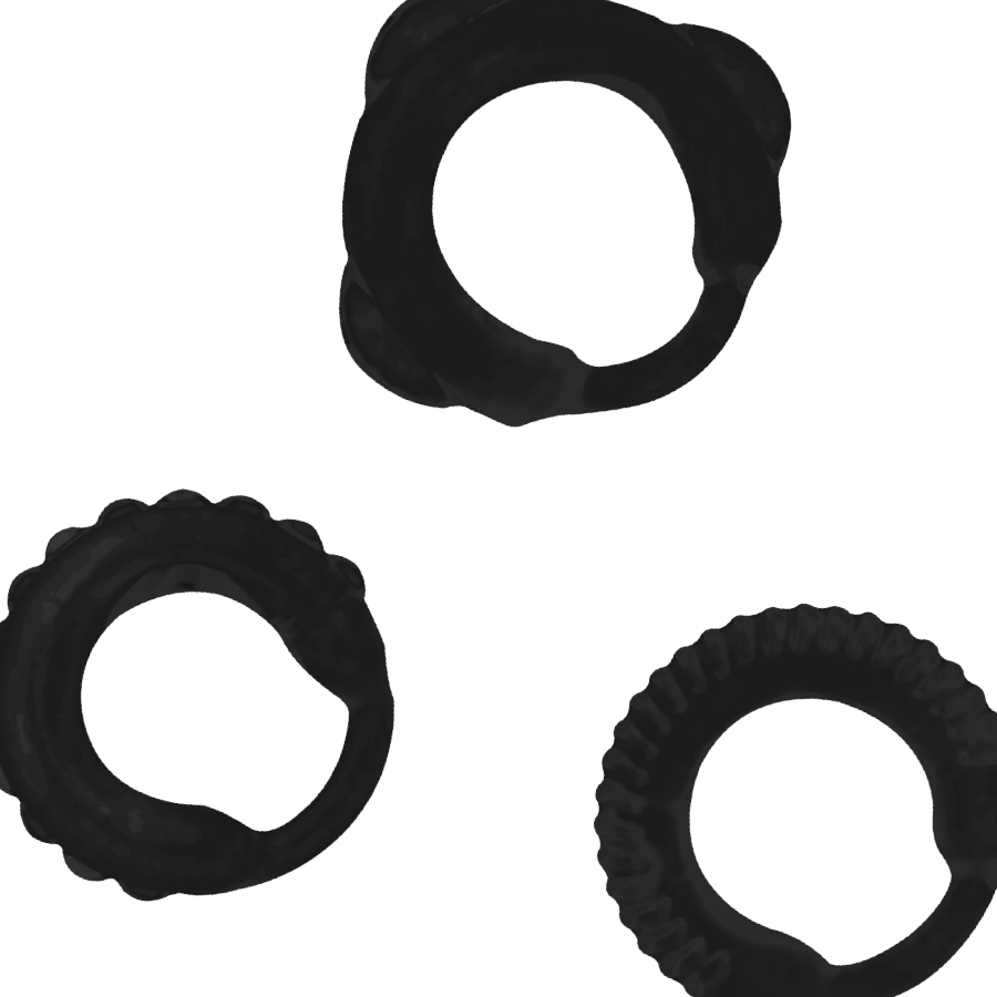 ADDICTED TOYS - ENSEMBLE C-RING NOIR – Image 3