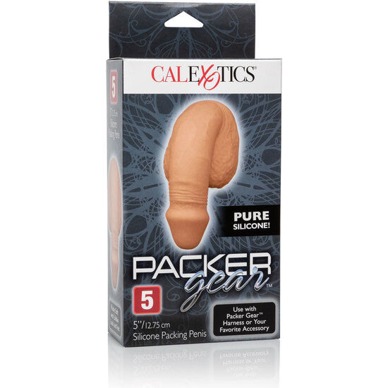 CALEXOTICS - GODE EN SILICONE PÉNIS 12.75 CM CARAMEL – Image 3