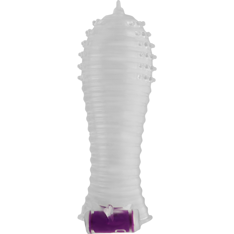 OHMAMA - GAINE PÉNIS TEXTURÉE AVEC BALLE VIBRANTE – Image 3