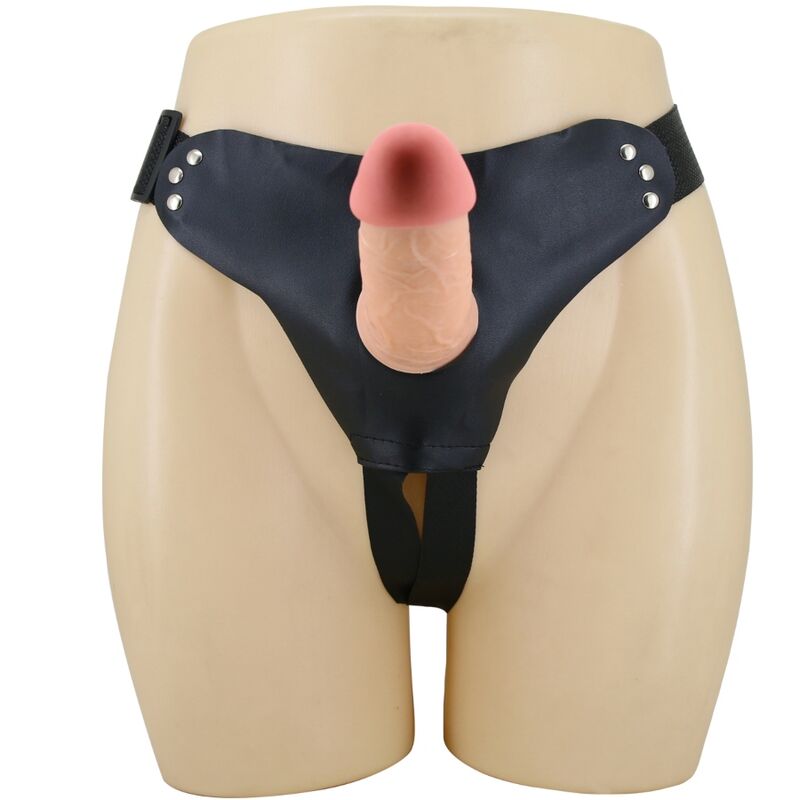 PRETTY LOVE - MAVIS HARNAIS CULOTTE UNIVERSELLE AVEC GODE 19 CM NATUREL – Image 3