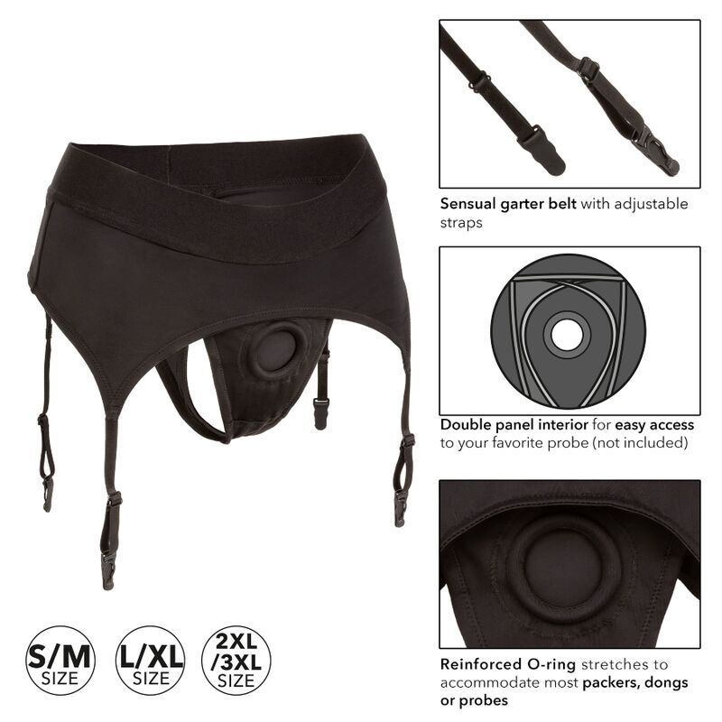 CALEXOTICS - BOUNDLESS STRING AVEC JARRETIÈRE L/XL – Image 3