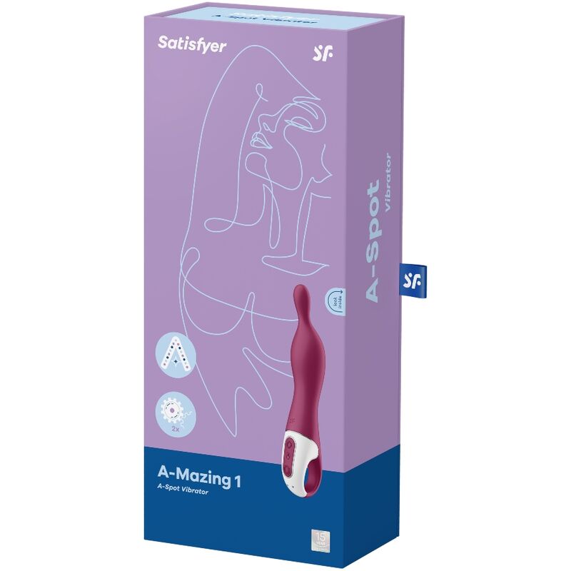 SATISFYER - VIBRATEUR AMAZING 1 ASPOT BAIE – Image 3
