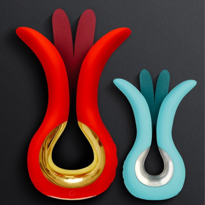 G-VIBE - GVIBE MAXI VIBRATEUR À DEUX EMBOUTS FLEXIBLES CORAIL – Image 3