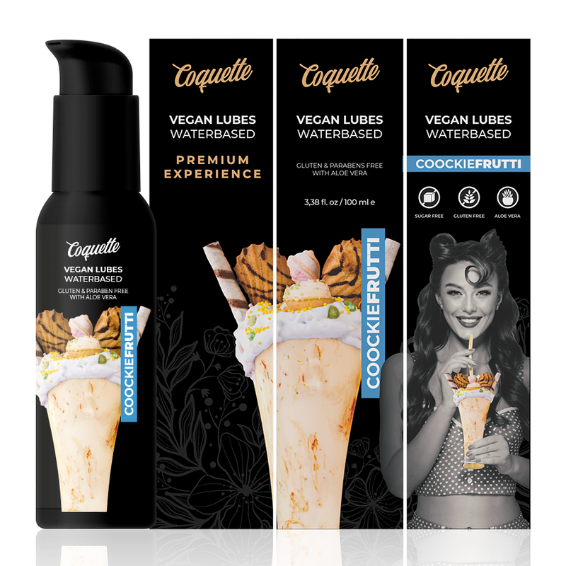 COQUETTE CHIC DESIRE - LUBRIFIANT VEGAN PREMIUM EXPERIENCE COOKIEFRUTTI 100ML – Image 3