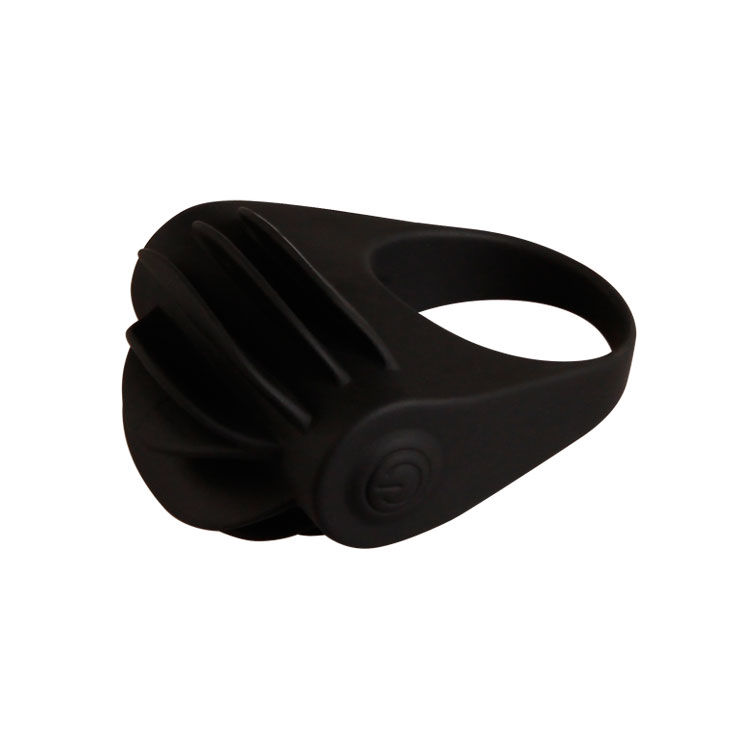 PRETTY LOVE - ANNEAU VIBRATEUR NOIR CHESTER – Image 3