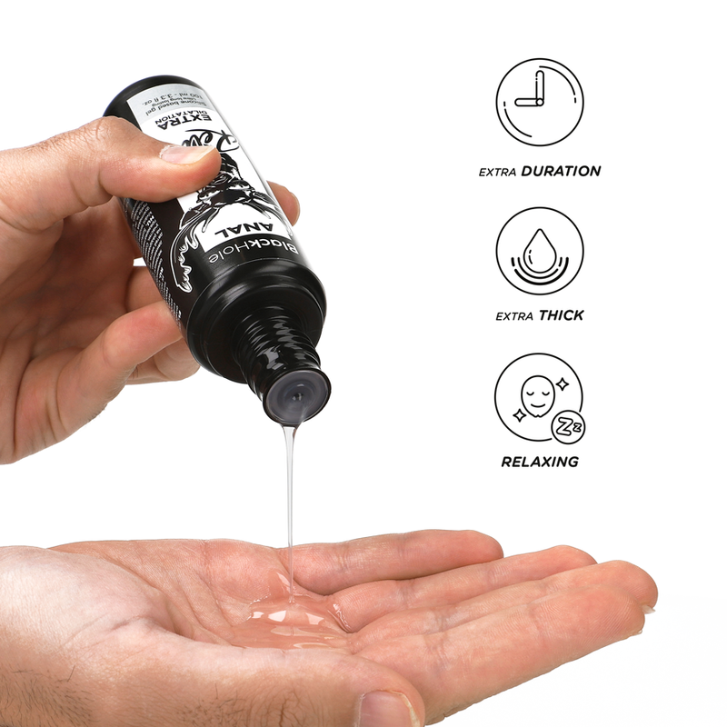 BLACK HOLE - GEL SILICONE DILATATION ANALE 100 ML – Image 3