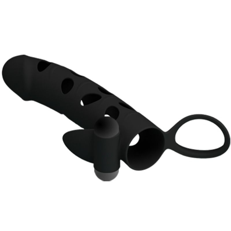 PRETTY LOVE - HOUSSE EN SILICONE AVEC VIBRATION 15.2 CM – Image 3