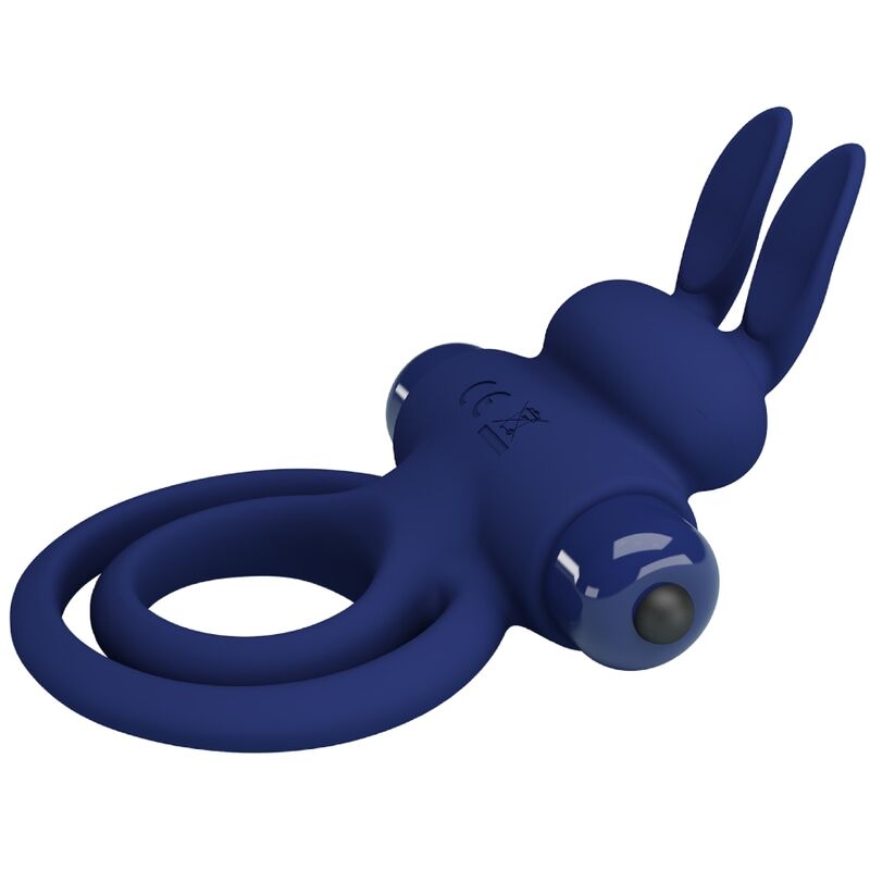 PRETTY LOVE - DAREY DOUBLE ANNEAU VIBRANT LAPIN BLEU – Image 4